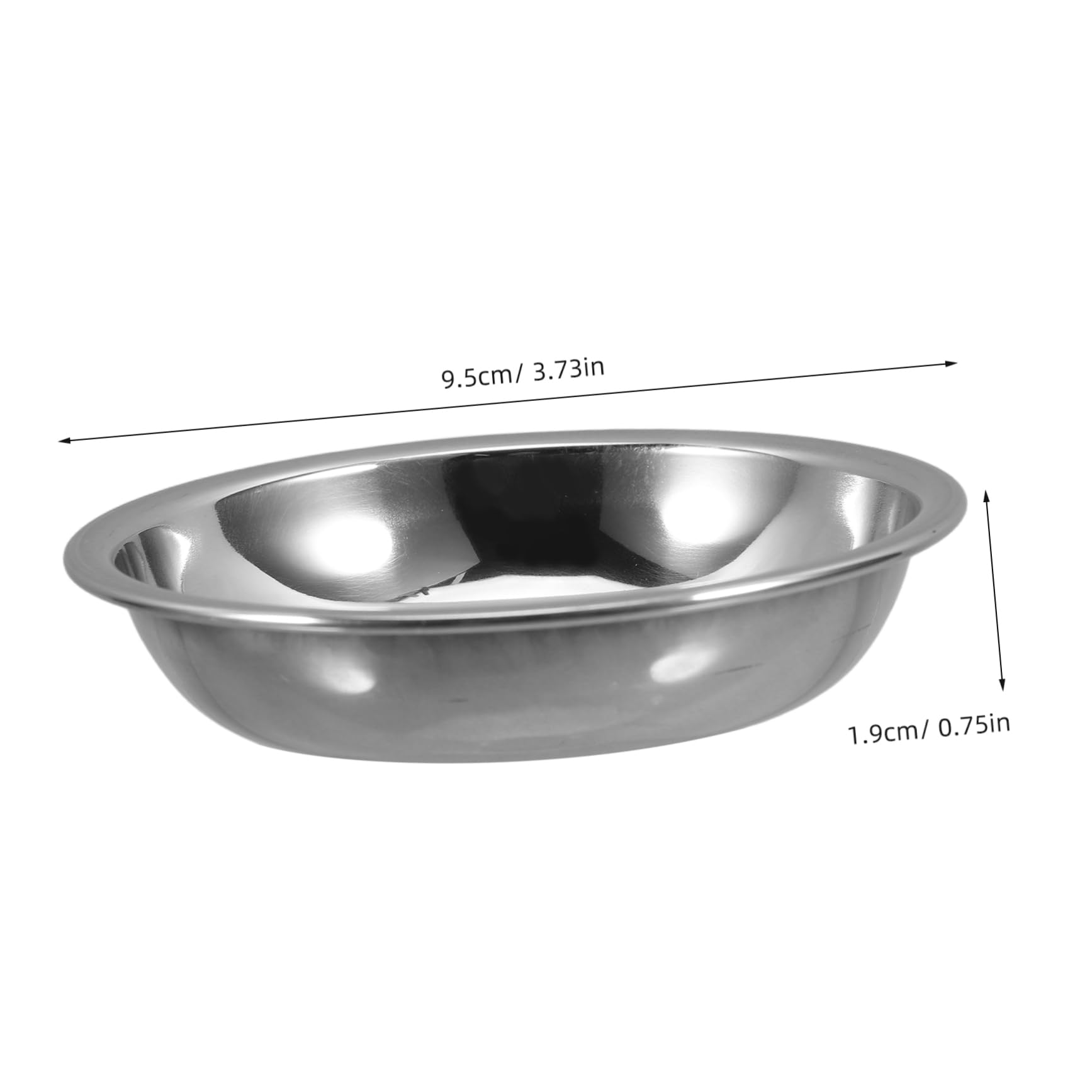 KICHOUSE Tea Cup Strainer Small Fine Mesh Metal Tea Bag Storage Saucer Round Coaster Decorative Tableware for Home