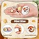 56 Stück Miniatur Essen und Trinken, Miniatur Deko Harz Puppenhaus Zubehör Lebensmittel Set Mini Küche Kleine Puppenzubehör Spielgeschirr Zubehör für Miniküche Teeparty DIY Mikrolandschaft