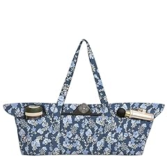 Blue Flower Yoga Bag