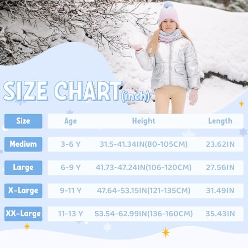 Zando Girls' High Waist Elastic Fleece Lined Thickened Tights & Stockings & Pantyhose - Ultra-Stretch for 3T-12 Years4