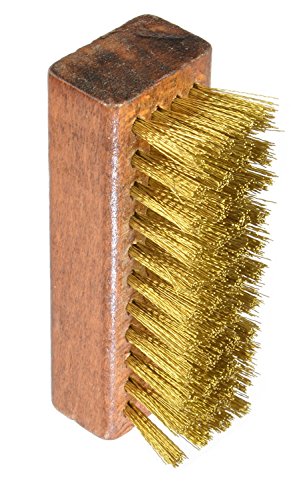 Ralyn Suede Shoe Brush - Brass Bristle Brush - 3” Suede Brush for Shoes, 1 Piece Suede Nubuck Brush Cleans & Restores Suede Leather, Shoes & Boots
