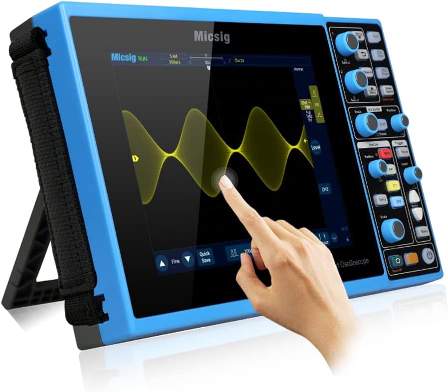 Micsig Digital Smart Touch Panel Oscilloscope Bandwidth STO1102C 100MHz / STO1152C 150MHz Sample Rate 1GSa/s 2CH STO1000C 80000WFMS/s (STO1152C)