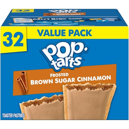 25% coupon - Pop-Tarts Frosted Brown Sugar Cinnamon, 32ct