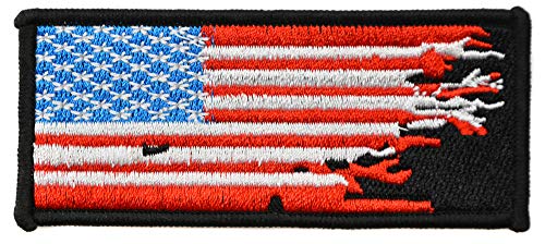 topt celte ecusson Drapeau USA us Biker Vintage 9,5x4 cm thermocollant patche Badge