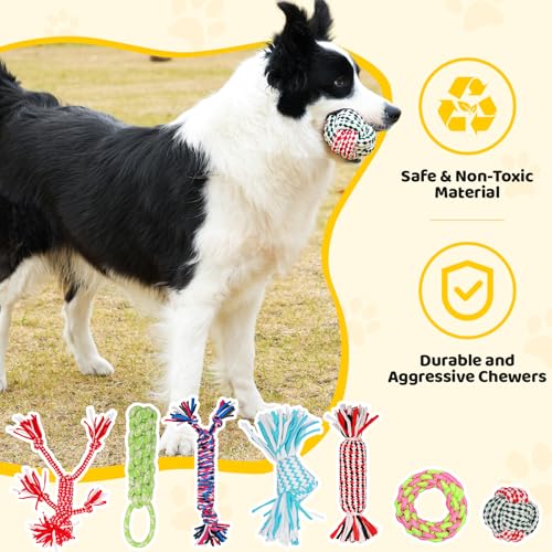 30% Off 11 Pack Heavy Duty Dog Rope Toys for Large & Medium Dogs - Image 4