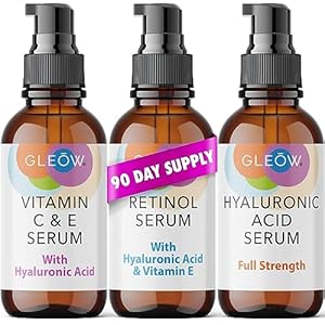 GLEOW Retinol Serum for Face, Vitamin C ...