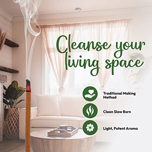 Cleansing Incense Sticks Variety Pack - 6 Masala Insenses - White Sage Incense, Lavender Incense, Myrrh Incense, Copal Incense Mexico & Palo Santo Incense Sticks | Inciensos Para Sacar Malas Energias #TOP5