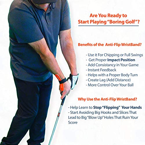 Anti-Flip Stick® Wristband | Golf Chipping Training Aid That Will Help You Improve Your Chipping | Golf Swing Training Aid For Better Chipping & Impact #TOP2