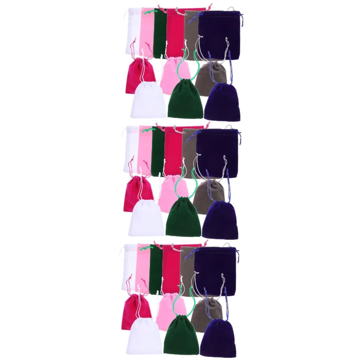 Didiseaon 36pcs Drawstring Bags Versatile Storage Pouches for Jewelry and Party Favors Includes Each of Convenient Cloth Design