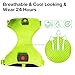 DOMIGLOW Light Up Harness for Dogs, No-Pull LED Dog Harness, USB Rechargeable Glowing Pet LED Vest for Night Walking Camping (Green, Small)