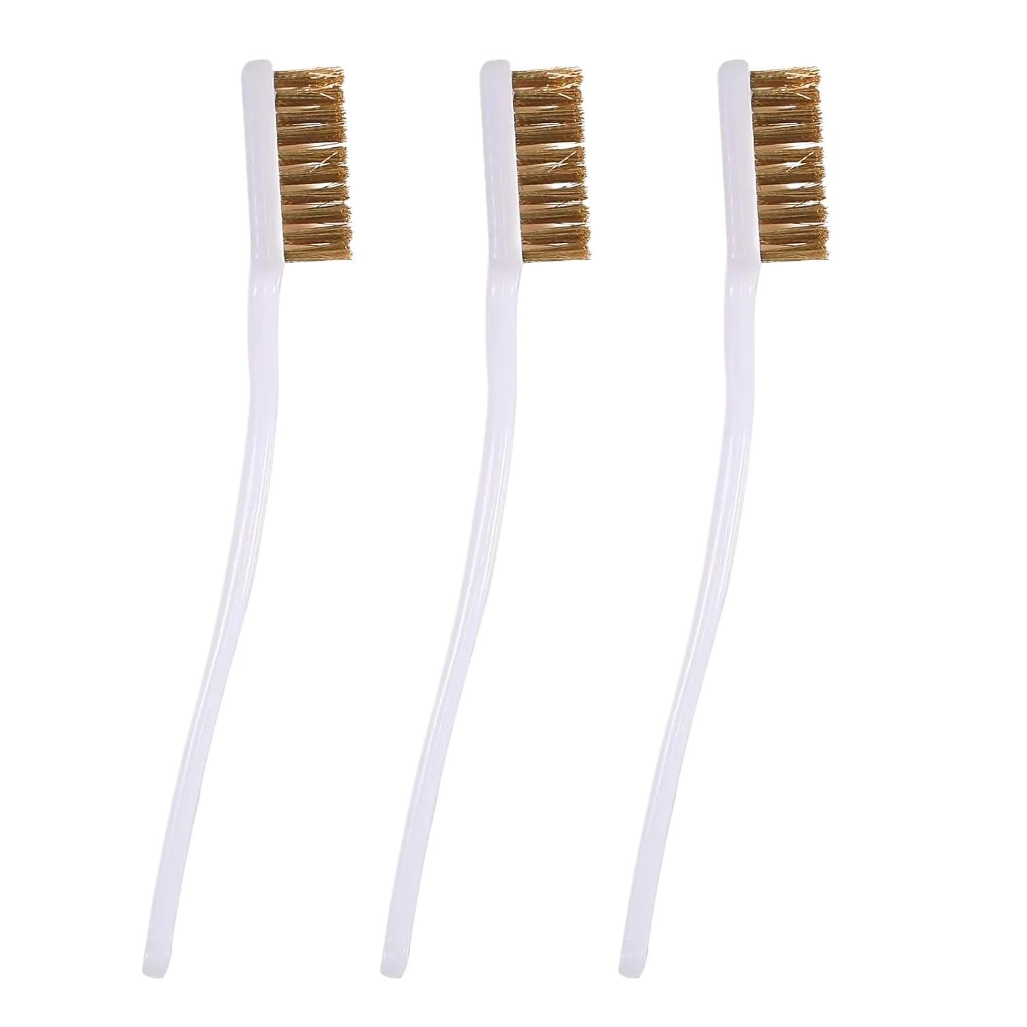 Copper Wire Brush Set Compatible With Printer Hot End Nozzle Cleaning Rust Removal(Toothbrush(3PCS))
