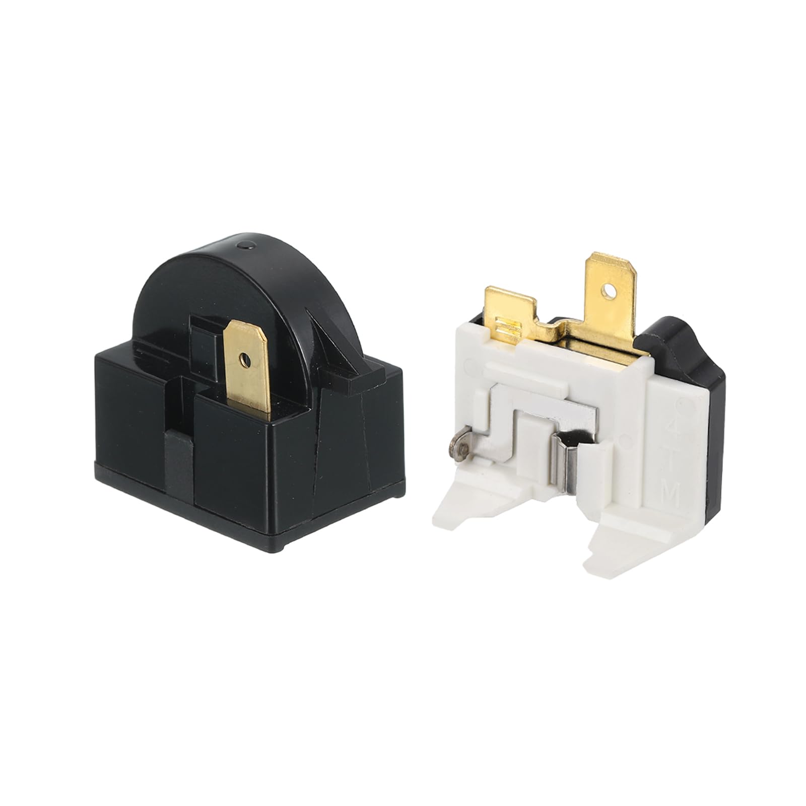 QUARKZMAN PTC przekaźnik rozruchowy do lodówki, 4,7 omów, 1 pin i 110V-1/2HP-Middle Terminal do zamrażarki, zabezpieczenie przed przeciążeniem do lodówki, kompresora