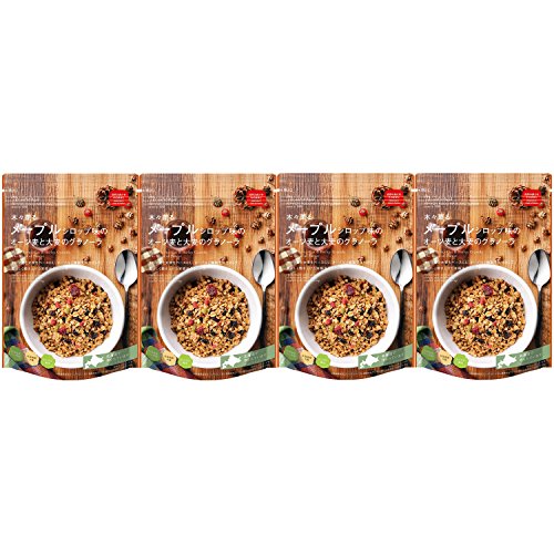 日本食品製造 メープルシロップ味のオーツ麦と大麦のグラノーラ