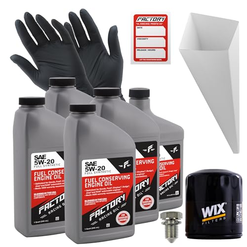 Kit de cambio de aceite 5W-20 4.5 cuartos sintético miniatura 1
