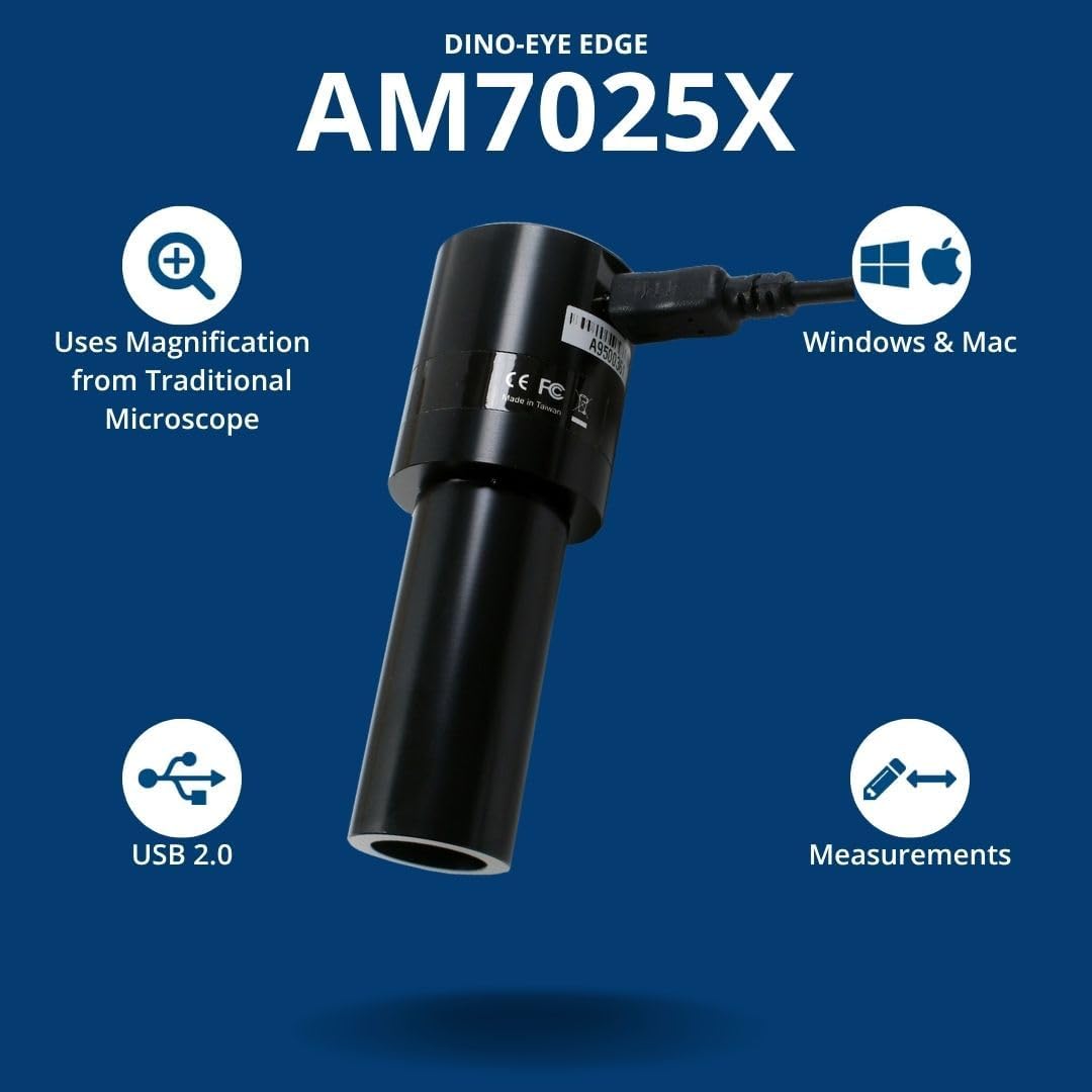 Dino-Lite Eyepiece AM7025X, 5MP, for Traditional Microscope