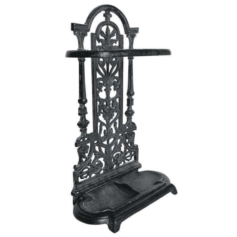 Ancien porte parapluies et cannes Modele BAMBOU en fonte éma
