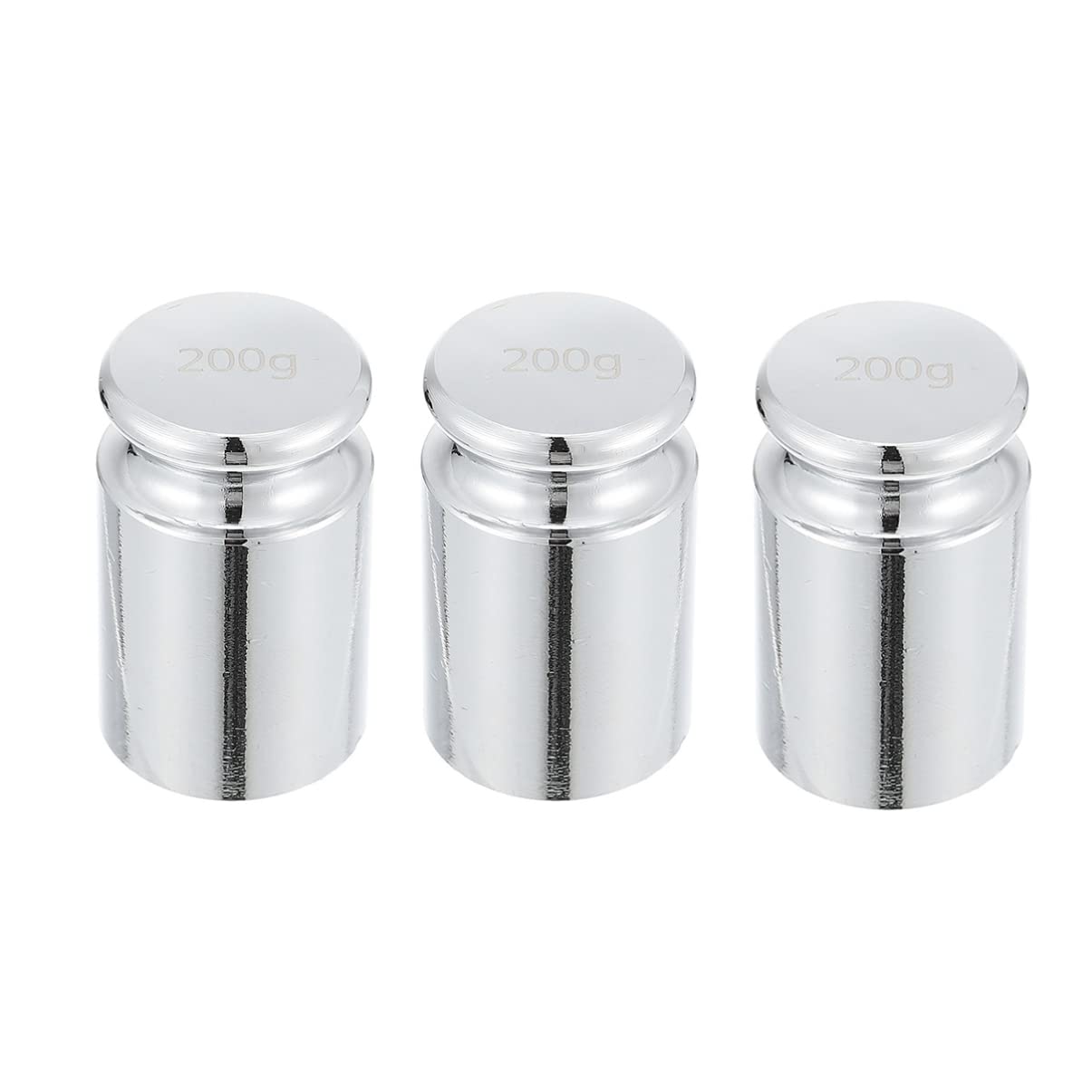 PartyKindom 3pcs Plated Calibration Weights for Accurate Scale Balancing for Labs Schools and Educational Use Precision Teaching Weights