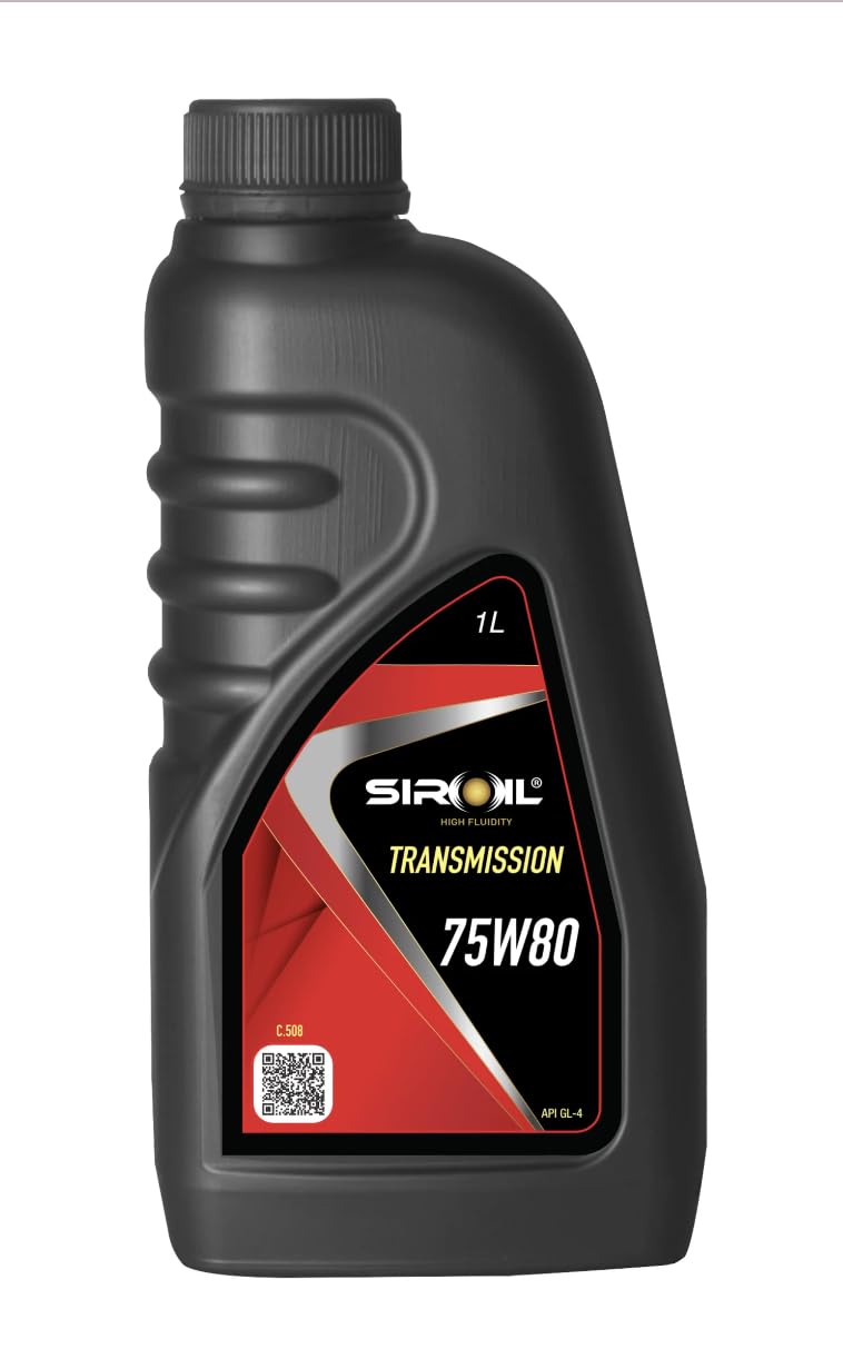 Transmission SAE 75W-80 Olio per Cambi Manuali e Trasmissioni Meccaniche, API GL-4, Confezione 5 × 1 L