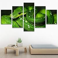 SIGNWIN 5 Panel Canvas Wall Art Coiling Around for Home Decorations Ready to Hang - 60