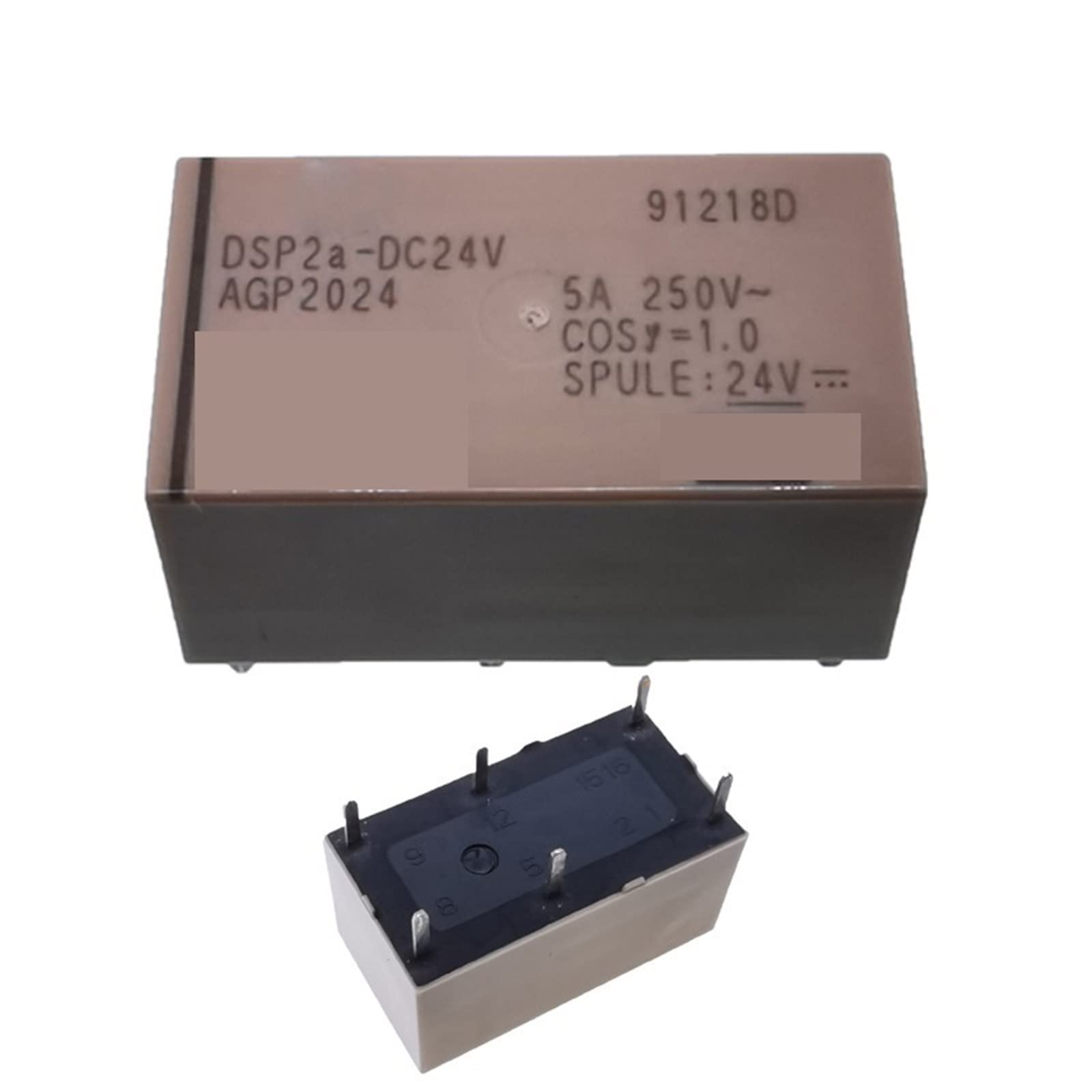 QEFHSVVZE 5Pcs Relay DSP2A-DC24V DSP2A 24V DIP6 5A 24V AGP2024 DSP2A-DC12V DSP2A-DC5V(DSP2A-DC24V)