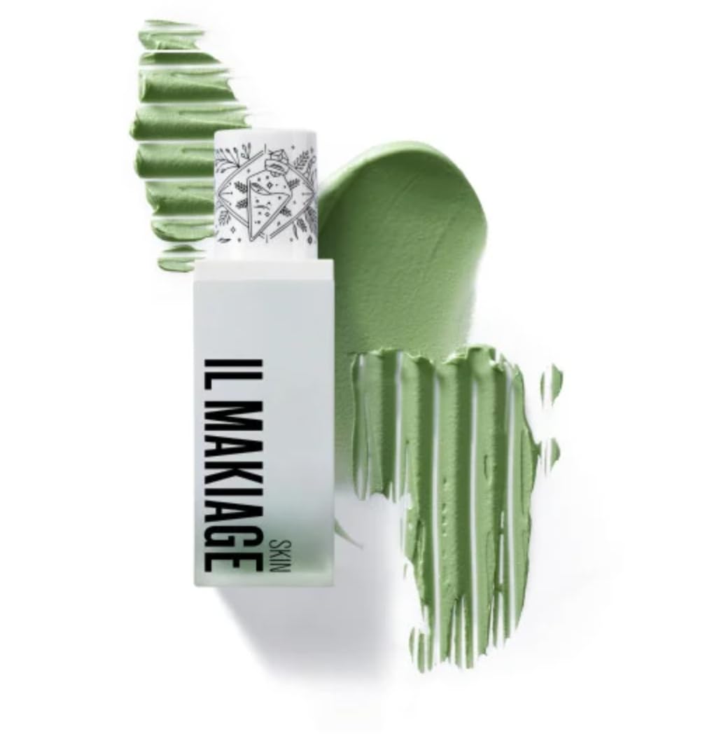 Il Makiage Power Camo Redness Defense - Age & Redness Control Soothing Primer: Green Tinted Makeup Primer that evens out skin tone and preps for makeup, enhancing your natural beauty.