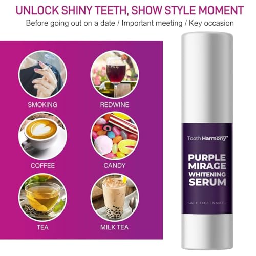 Tooth Harmony Store Tooth Harmony Purple Magic Whitening Serum 30ml - Image 5