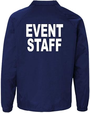 Cold Harbor Service and First Responders Event Staff Coaches Jackets Mens and Womens Performance Outerwear Windbreaker US, Alpha, X-Large, Regular, Regular, Navy