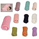 NUOLUX Neugeborenes Baby Fotografie Foto Prop Stretch Wrap Baby lange Ripple Wrap (lila)