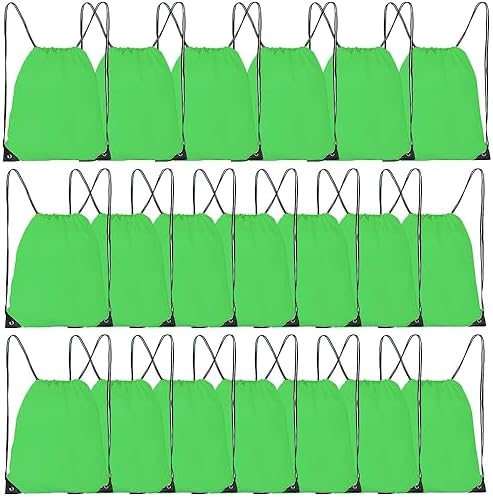Amazon.com | CODOBON 20 Pcs Drawstring Bags, Bulk Drawstring Backpack ...