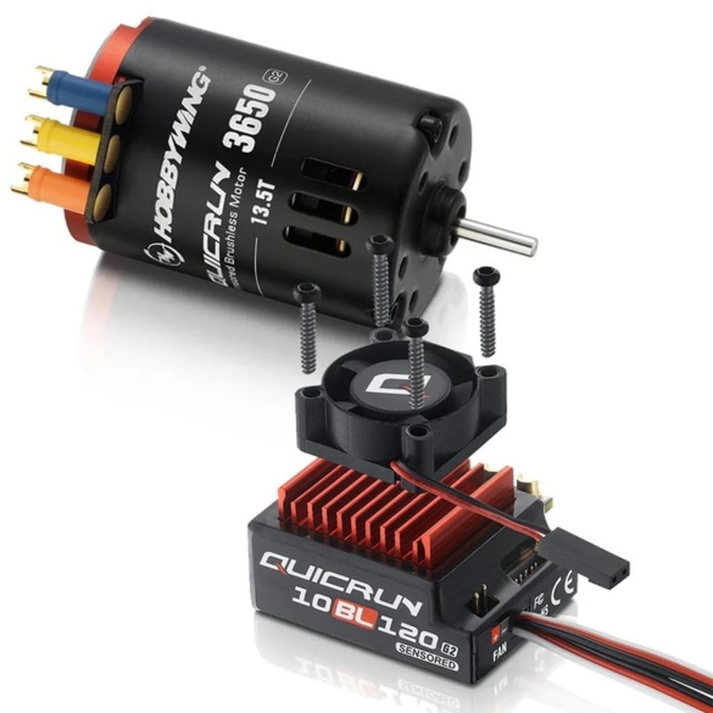 Hobbywing QUICRUN WP 10BL120 SD G2 ESC and 3650 SD G2 Motor Combo