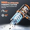 KMM Handheld Car Vacuum Cleaner, 9000PA Vacuum Cleaner & Air Duster, 120W High Power Vacuum Portable Cordless, Hand Held Vacuum Rechargeable with Multi-Nozzles & LED Light for Home, Car, Office #2