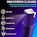 IO CLEAN Mini Screen Cleaner Spray – Finger Proof Screen Cleaner for Smartphones, iPads, MacBooks, Laptops, Car Screens, Touchscreens – 3in1 Mist Cleaner, Microfiber Cloth and Protective Cover (Pink)