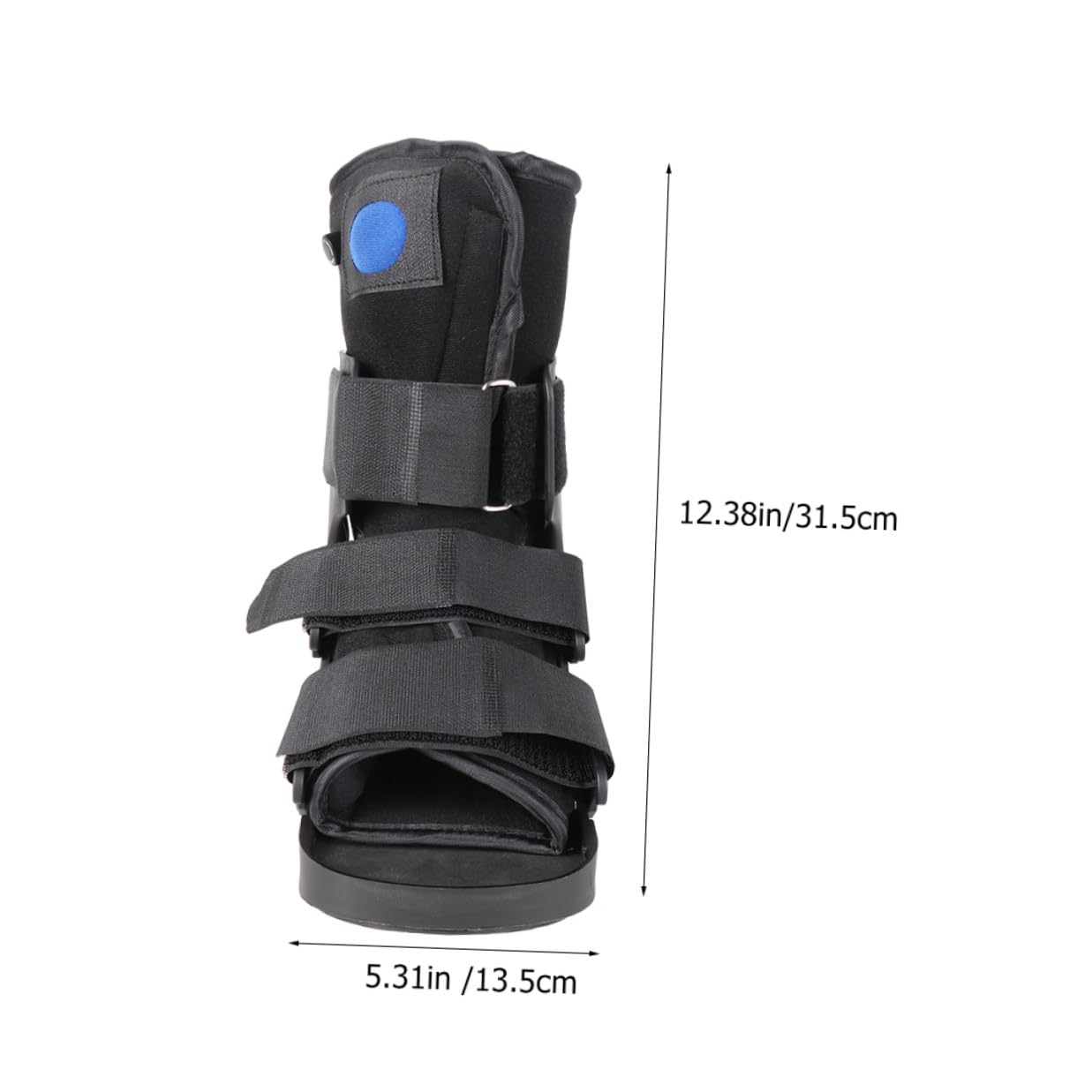 Ankle Support Walking Boot with Inflatable Cushion, Low-top Stabilizer Shoe for Achilles Tendon, Medical Foot Fixing Brace for Adults and Post-surgery