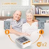 Scian Blood Pressure Monitor Automatic Wrist Blood Pressure Machine with Adjustable Cuff & LCD Display for Home & Clinical Use, 2x90 Reading Memory for Two Users LD 753 - Image 4