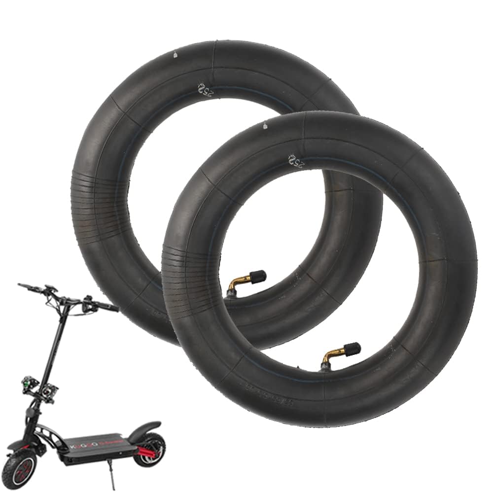 CERFFOOL 85/65-6.5 Outdoor Tyre and Inner Tube for Kugoo G-Booster for Ninebot Mini Pro Replacement Wheel for Balance Car Electric Scooters (2* Curved Valve Inner Tube)
