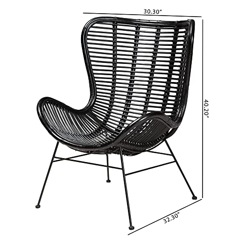 Sillón Plegable Natural Negro miniatura 3