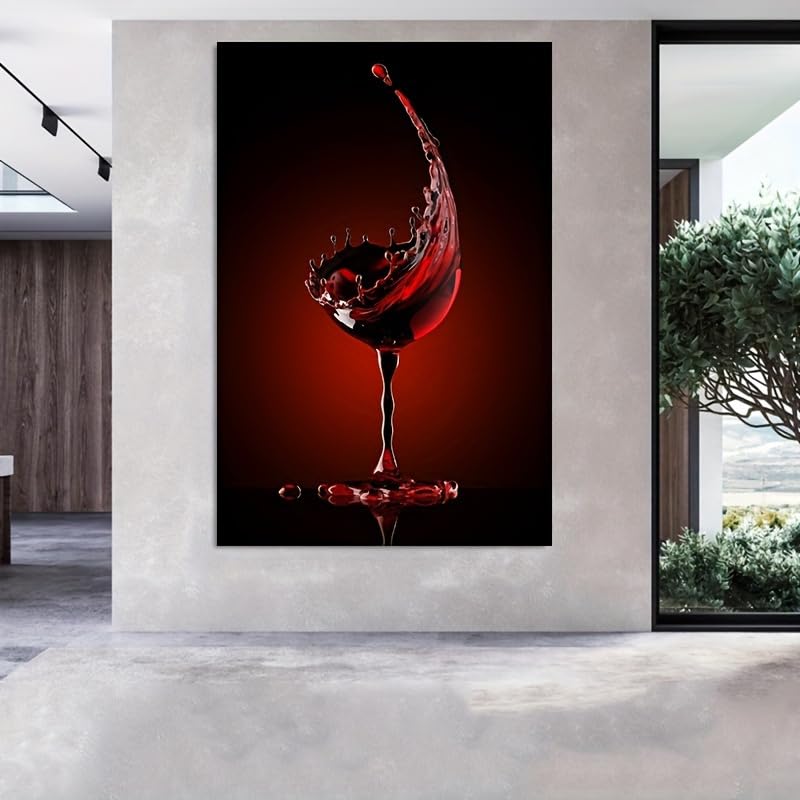 Affiche artistique abstraite sur toile moderne grand format 70 x 90 cm