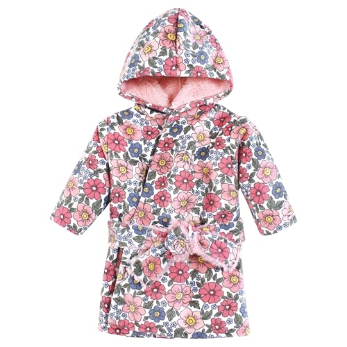 Image of Hudson Baby Unisex BabyMink with Faux Fur Lining Pool and Beach Robe Cover-ups