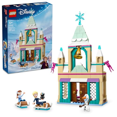 LEGO Disney Princess Frozen Arendelle Frozen Castle 43265 Building Playset Model Kit with Elsa and Anna Mini-Doll Figures (177 Pieces)