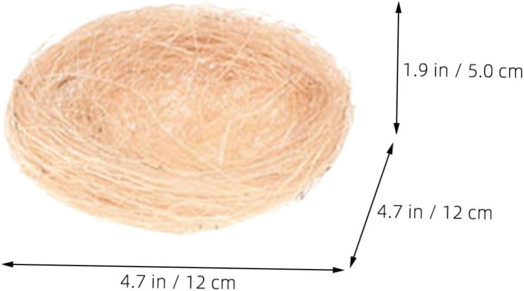 BESPORTBLE 40pcs Decorative Bird Nest Ornament for Home Party Material Bird Breeding Nest for Light Items Holiday Table Decorations Soft