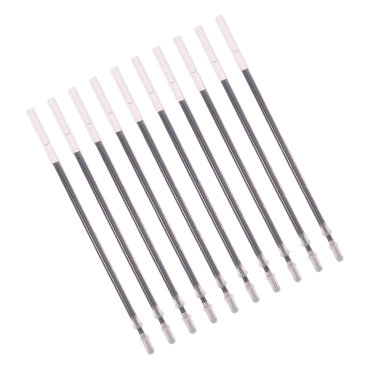 300piezas Bolígrafos De Tela Borrables Calor Recargas De Marcadores De Fabricación Para Sastres y Manualidades Tinta Desaparece Calor Para Acolchado y Confección Negro