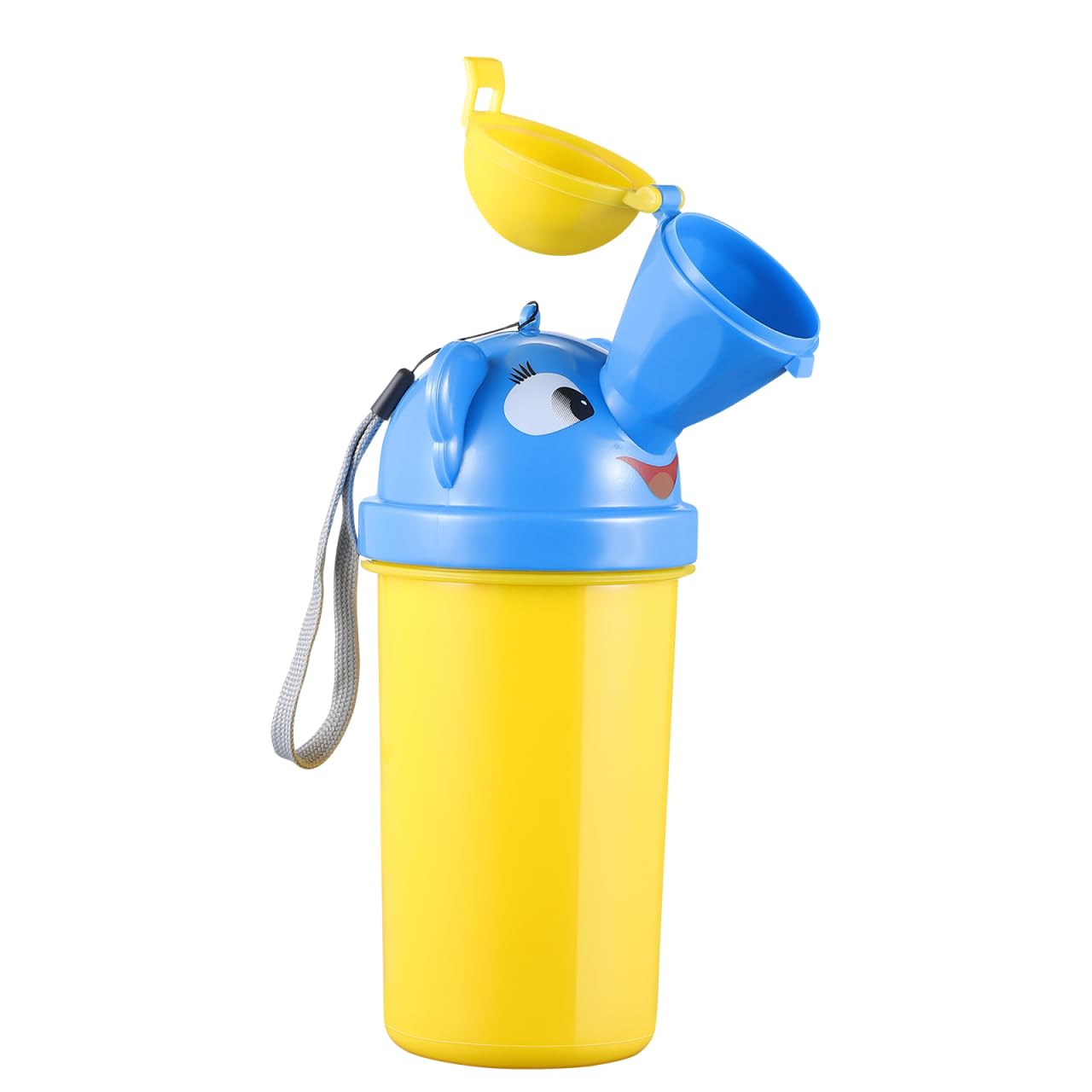 NUOBESTY Boys and Girls Travel Emergency Urinal Car Potty Boy Girl Urinal Safe Material Cartoon Design Compact