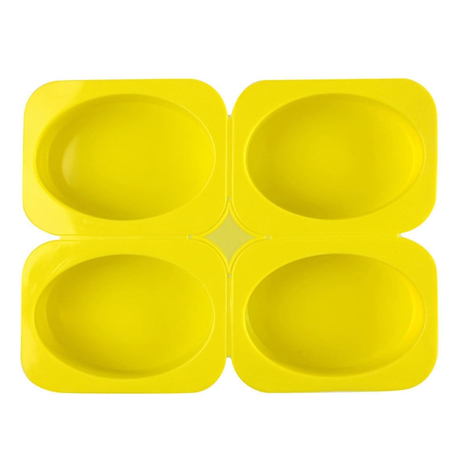 4 Cavity Silicone Soap Molds Handmade Making Supplies Round Oval Square Heart DIY Plaster Resin Candle Tools for Making Soaps Bar(Color3)