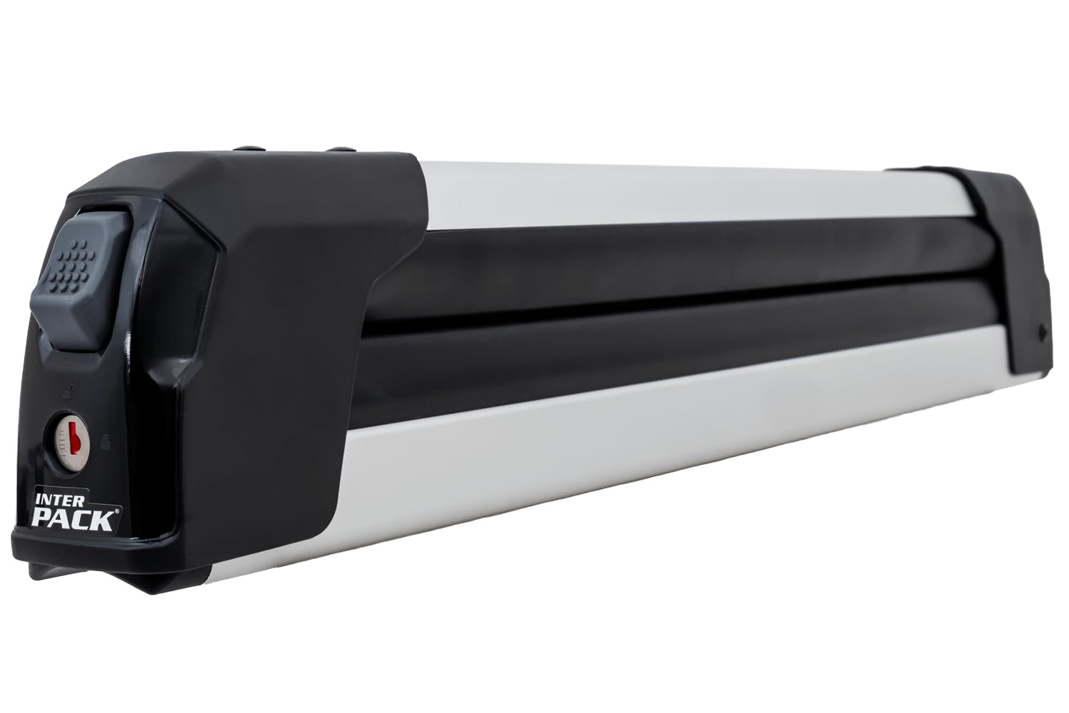 Frostline 4 portasci da tetto in alluminio | Robusto supporto in alluminio per 4 paia di sci o 2 snowboard. Ideale per le vacanze invernali con la famiglia o gli amici.