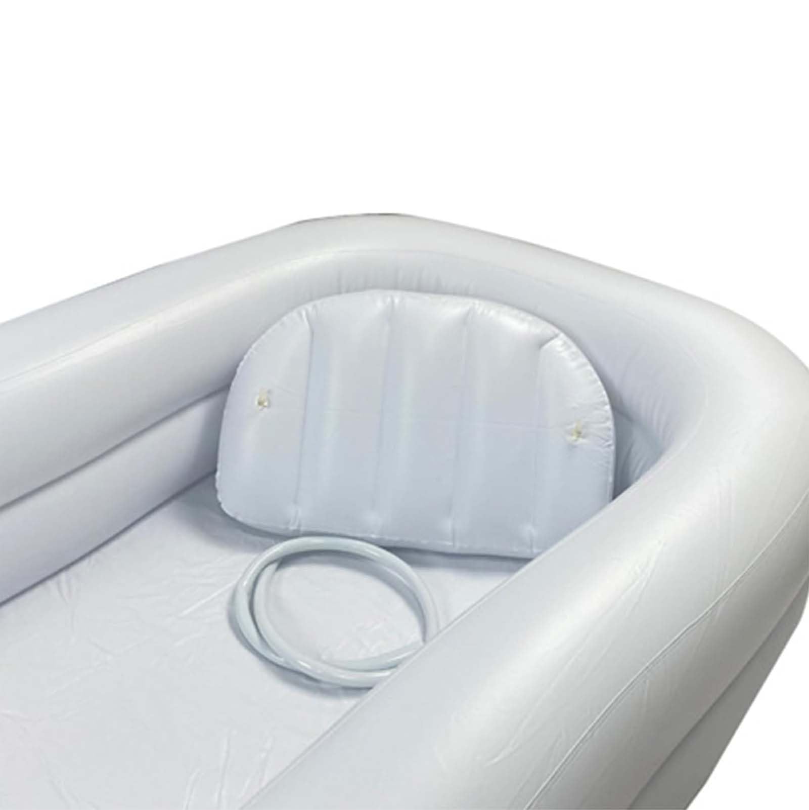 Bañera inflable para adultos, sistema de lavabo con bomba de aire eléctrica, ideal para personas con discapacidad y ancianos, solución de lavado conveniente