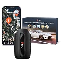 PAJ POWER Finder, Tracker GPS con Calamita per Auto, Moto, Camper, Barche e altri Veicoli, Ottimo come Antifurto, Batteria di Lunga Durata e Tecnologia 4G LTE, Protezione Avanzata e Affidabile