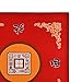 Sanvo Universal Mahjong/Paigow/Poker/Dominos/Game Table Cover,Slip Resistant Mat(Red) 31.5