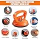 Poraceous 4 Stück Auto Dent Saugnapf, Suction Cup Dent Remover, Beulen Reparaturset Auto, Vakuumsauger, Heavy Duty Saugheber, für die Reparatur Von Autodellen, Glas, Bildschirm, Fliesen(Orange)