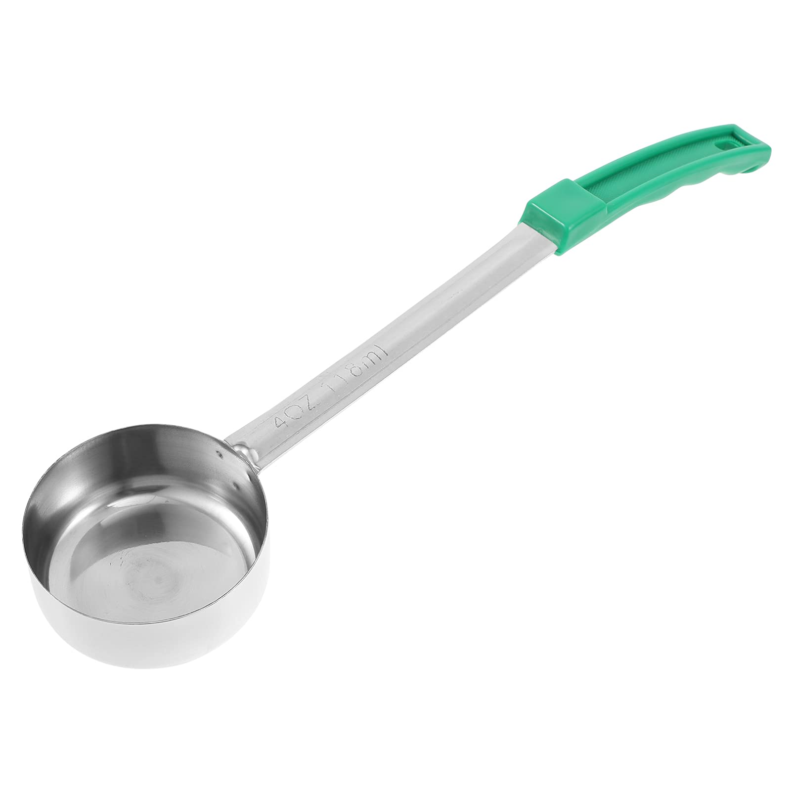 Unomor Long Portion Control Spoon Stainless Serving Spoon Ladle Easy to Clean Sauce Ladle for Efficient Serving