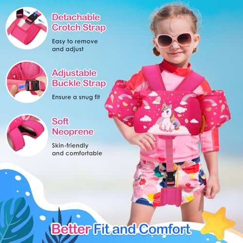 Image of MoKo Toddler Arm Floaties 20-50lbs, Swim Vest Water Wings for Kids Pool